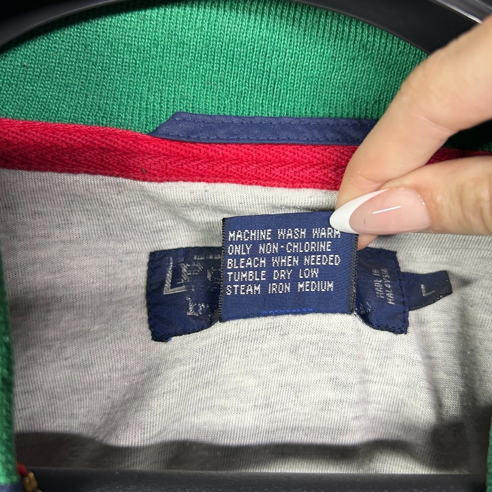 Polo by Ralph Lauren Windbreaker Jacket Men's Navy Blue Full Zip Outdoor - Large - Picture 10 of 14